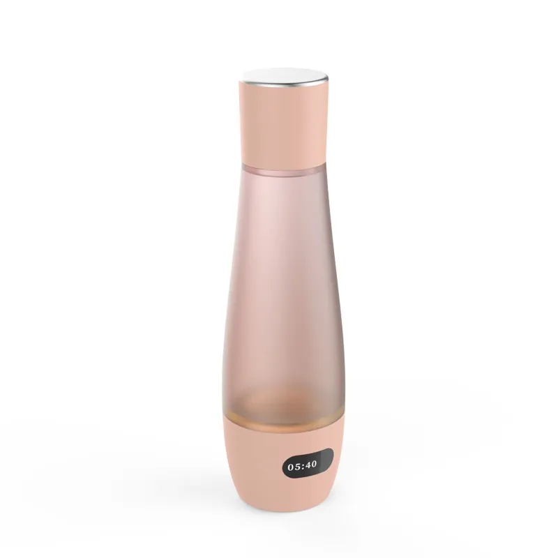 Bouteille d'eau riche en hydrogène Pem 240ml 1700mah batterie avec option de respiration d'hydrogène flacon d'eau riche en hydrogène