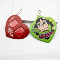 Pemegang kartu foto ID Kpop kustom, tempat kartu foto PVC, alat tulis Korea, pemegang kartu ID, Gantungan Kunci Kpop