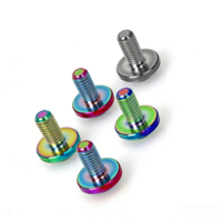 Boulons à tête hexagonale en titane à embase métrique M6x35, boulons Torx à bride hexagonale M12x1.5, filetage UNF - Vente chaude