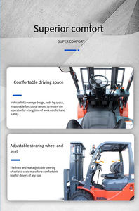 รถยกเครื่องยนต์ดีเซล3ตันรถยกแบบเคาน์เตอร์โกดังแบบพกพา2025 - Product Image 5