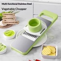 Coupe-légumes manuel multifonction en acier inoxydable, râpe à pommes de terre domestique, trancheuse et râpe à usage intensif pour cuisine