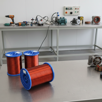 Huaerda Exportation directe d'usine RoHS 180 ℃   Fil émaillé EIW 0,950 mm pour stators de petits générateurs éoliens