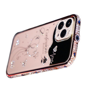 <span class=keywords><strong>Funda</strong></span> Metálica para Teléfono Móvil <span class=keywords><strong>iPhone</strong></span> 13 con Diseño de Ojo de Diablo y Diamantes, Protección 360°, Diseño de Lujo con Estampado Metálico - Product Image 5