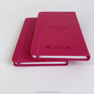 Cahier <span class=keywords><strong>Moleskine</strong></span> de planificateur de couverture en cuir élastique personnalisé bon marché pour étudiants - Product Image 6