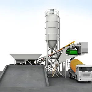 Máquina de mistura de concreto HZS40VY 40m3/h Capacidade de produção máxima Máquina de concreto usada nova com peças de reposição
