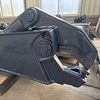Cisaille hydraulique à double cylindre puissante pour la découpe d'acier pour excavatrice