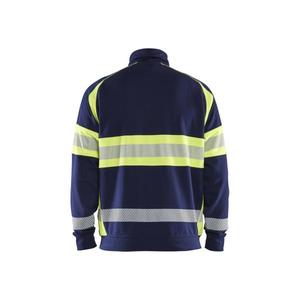 BLAKLADER - 355111588933XL Pull haute visibilité Bleu marine/jaune-EAN 7330509838624 HI-VIS WORKWEAR - Product Image 2