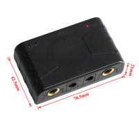 Instrumen Audio portabel DIY gitar Mini DC Power TS 6.35mm 1/4 kabel Patch Pedalboard penguji tanpa baterai