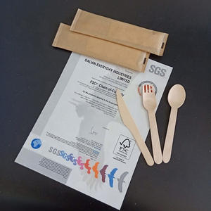 Cuillère à couverts en bois biodégradable compostable Offre Spéciale du Vietnam - Product Image 3