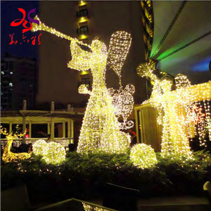 Lumières décoratives d'ange lumineux marron pour la décoration intérieure de Noël - Product Image 6
