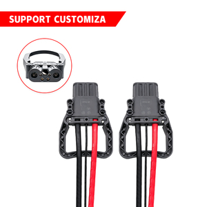 Suministro al por mayor de fábrica: Conjunto de cableado de batería con enchufe REMA de 160A 320A, cable de alimentación industrial para montacargas eléctricos - Product Image 4
