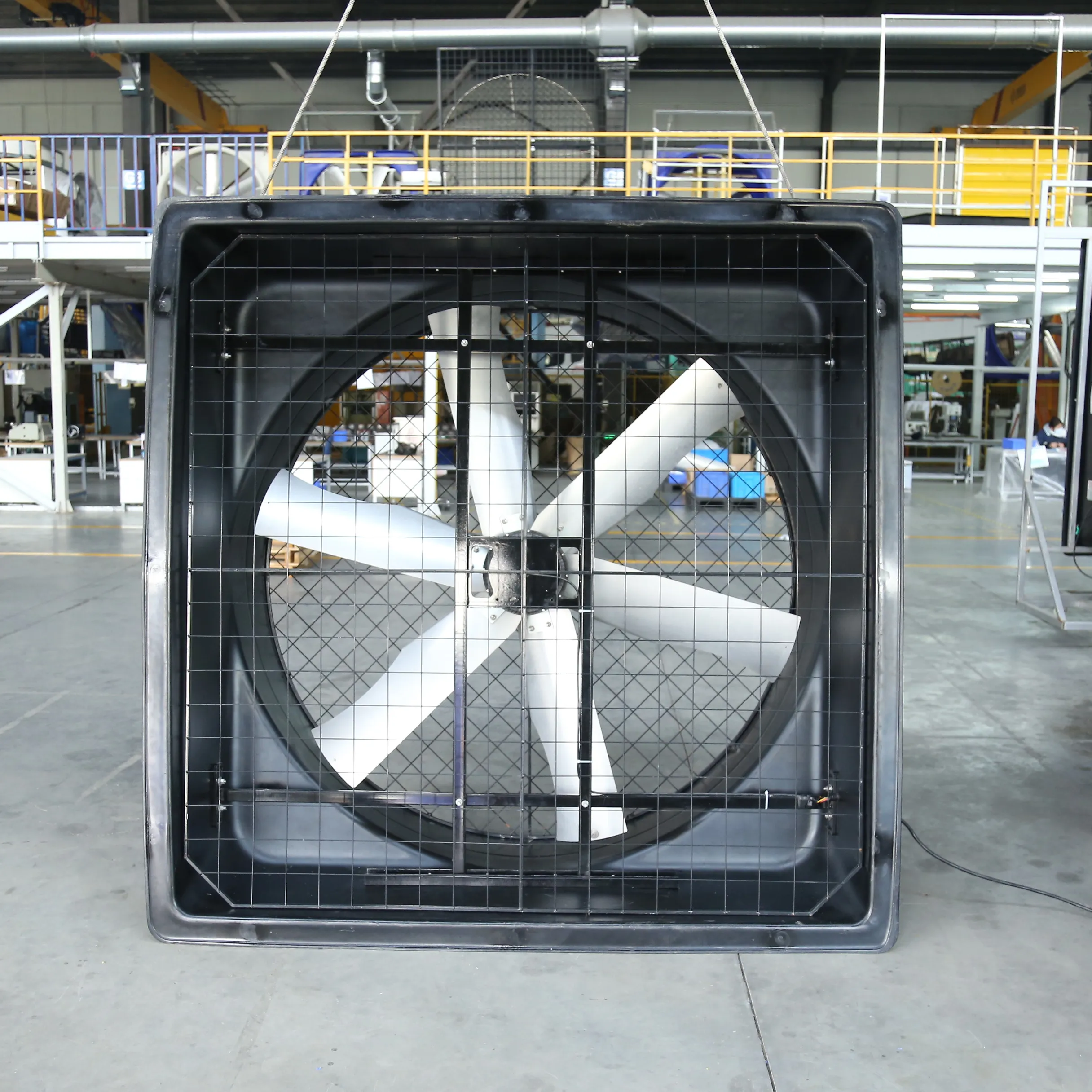 Endüstriyel Fan hayvancılık çiftliği koni ile egzoz fanları fiberglas