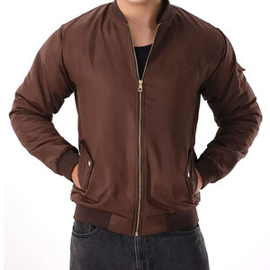 Professional Manufacturing Sports Bomber Jacket in Low MOQ <b>Top</b> Best <b>High</b> Quality Man Style Casual Bomber Jacket - Product Image 1