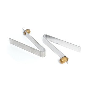 Boutons solides nickelés, clips à ressort pour meubles, bouton poussoir en forme de V pour verrouillage de tube, pour poteau de tente - Product Image 4