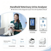 Analyseur d'urine vétérinaire portable 10 paramètres avec imprimante sans fil pour clinique vétérinaire