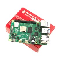 Raspberry Pi 4ème génération type B fabriqué au Royaume-Uni, carte mère Raspberry Pi 4B pour l'intelligence artificielle, kit de développement pour mini-ordinateur