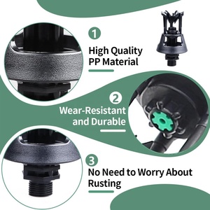 2024 Phong Cách Mới 9 Groovesfarm Nông Nghiệp Thủy Lợi Vòi Phun Có Thể Thay Thế Wobbler Phun Nước Riego Aspersores - Product Image 5