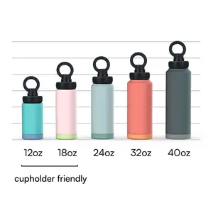 자석 뚜껑 단열 물병 맞춤형 로고 및 디자인 스테인레스 스틸 BPA 무료 이중 벽 진공 플라스크 절연