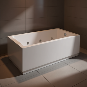 อ่างอาบน้ำทรงสี่เหลี่ยม Calos 2.0 ขนาด 170x70 ซม. พร้อมระบบนวดด้วยน้ำวน - Product Image 3