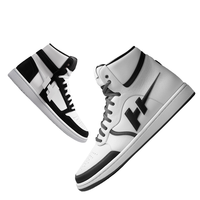 Chaussures de sport décontractées pour hommes, chaussures de course à pied personnalisées avec empeigne en cuir véritable, semelle intermédiaire en EVA, semelle extérieure en caoutchouc