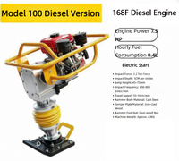 Compacteur vibrant diesel Modèle 100 168F pour terrassement et compactage de sols