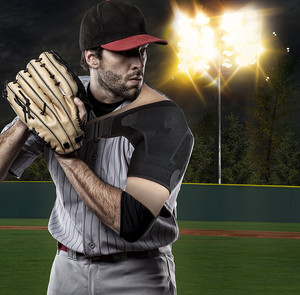 Đai hỗ trợ vai bằng chất liệu neoprene thoáng khí, có thể điều chỉnh, giúp bảo vệ và phục hồi vai - Product Image 3