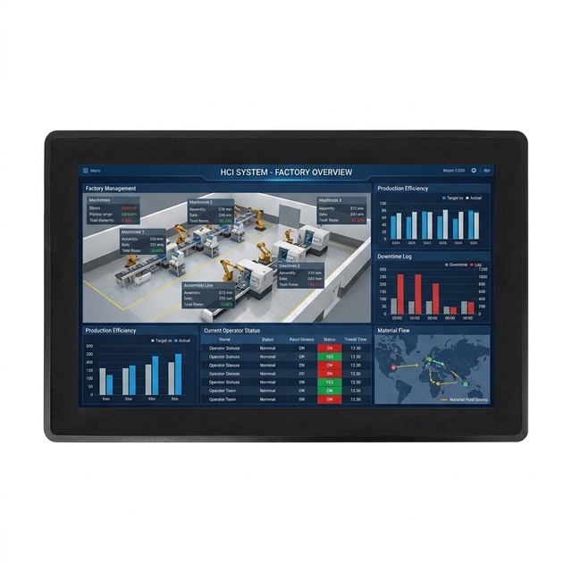 Custom TPC-2101S 10.1 Inch Compact Fanless All-in-one Computer Capacitive Touch Screen Integradted Industrial Panel PC