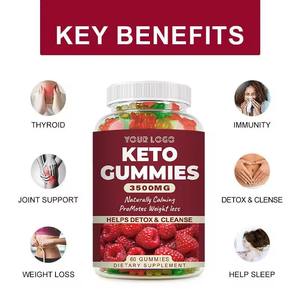 Suplemento Dietético Sin Azúcar, Gomitas Keto Premium para Pérdida de Peso, Quema Grasa, Reduce el Apetito y Aumenta la Energía con Vinagre de Sidra de Manzana - Product Image 2