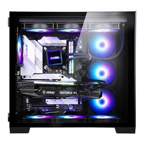 Gabinete de Computadora SAMA de 360 mm con Radiador, Torres con Doble Cristal, Efecto ARGB, Gabinete para Juegos de <span class=keywords><strong>Torre</strong></span> Completa - Product Image 3