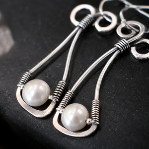 Orecchini creativi a filo lungo, gioielli vintage bohémien da donna per tutti i giorni, idee regalo - Product Image 4