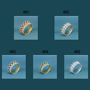 Tiara barroca Cornas De Reinas Accesorios <span class=keywords><strong>Feme</strong></span> 12,5 cm Tiaras y coronas Tiara DE BODA Corona nupcial Diamantes de imitación Tocado para Gi - Product Image 5