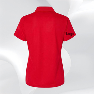 Polos de manga larga personalizados para mujer con impresión digital de 60 algodón y 40 poliéster y talla grande, camisetas de polo para mujer - Product Image 5