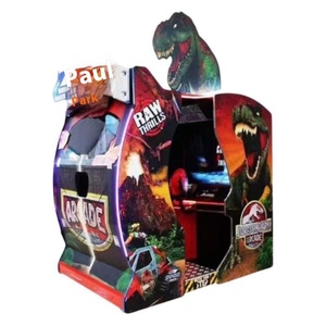 Machine de jeu d'arcade Jurassic Park de 55 pouces, grand modèle, à monnayeur, avec pistolet de simulation métallique pour salle de tir, garantie 1 an - Product Image 5