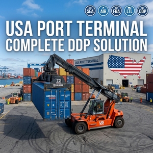 Servicio Seguro de Transporte de Carga de China a Estados Unidos, DDP, Paquetería Pequeña, Envío Marítimo, Envío Aéreo, Entrega de Carga, Amazon FBA - Product Image 1