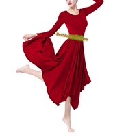 Vêtements de scène Robe femme pour Performance Wear Robe de louange Costume d'église Robe de danse liturgique