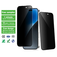 Protecteurs d'écran de confidentialité ESD 2.5D de haute qualité verre trempé anti-rayures anti-espion pour Iphone 15 16 Pro Max verre