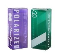 Boîtes en PVC multifonctionnelles, boîtes en plastique pliables à vendre, boîte transparente givrée claire