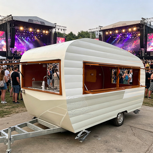 Coffee Trailer Food Trailers Fully Equipped Kitchen Mobile Truck Fast Food Trailer <b>Outdoor</b> Restaurant Juice Concession Trailer - Product Image 2