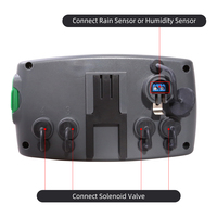 Programmateur d'arrosage automatique analogique 4 stations pour jardin, contrôleur d'irrigation écologique programmable pour pelouse extérieure