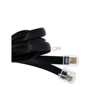 Kabel Telepon RJ12 6 Inti 26awg Pipih