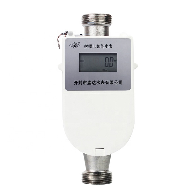 DN25 Intelligent Digital Prepaid Smart Water Meter with Flow IP68 OEM Stainless Steel ISO 4064 Class B