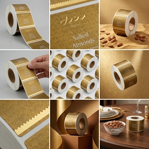 Etiqueta Adhesiva Personalizada de Papel para Alimentos, para Envases de Nueces y Frutas, Etiqueta de Papel para Botellas de Alimentos, Etiqueta para Frascos - Product Image 5