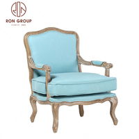 Hot Sale Hochzeit Wohnzimmer Möbel Gepolstert Massivholz Eiche Stoff Bein Garten Sessel Hochzeits sofa für Braut und Bräutigam