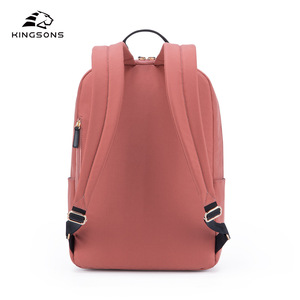 Kingsons <b>Laptop</b> <b>Backpack</b> Water Resistant Large Capacity Unisex School Bag With <b>Laptop</b> Compartment Solid Color - Product Image 2