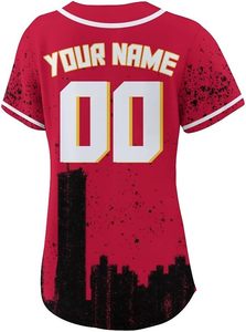 Maillots de baseball personnalisables avec noms et logos, respirants, évacuant l'humidité, 100% polyester, unisexe, grandes tailles, pour les ligues - Product Image 5