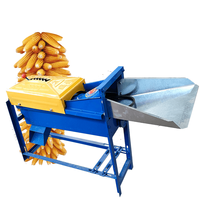 Machine à décortiquer le maïs électrique de qualité industrielle à haute productivité avec une capacité de 500 kg/h / Équipement de décorticage des céréales