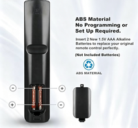 Télécommande universelle de remplacement AKB73615309 compatible avec les modèles de téléviseurs LG 32LD550 42LM7600 52LD550 55LD650 55LM6200 55LM8600