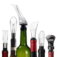 Accessoires à vin en acrylique transparent, portables et faciles à utiliser, aérateur de bouteille de vin, verseur, décanteur avec trous d'aération