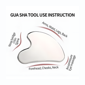 Premium Stainless Steel Gua Sha Scraping Massage Tool Set with Face Ice <b>Roller</b> for Ultimate Relaxation and Skincare - Product Image 6