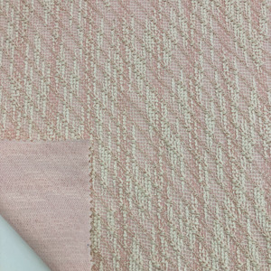 Gelanshow Superior Quality Suede Feel Plaid Polyester Cotton Spandex <strong>pink</strong> Plaid Luxury <strong>Tweed</strong> Chanelstyle <strong>Fabric</strong> for Garment - Product Image 4